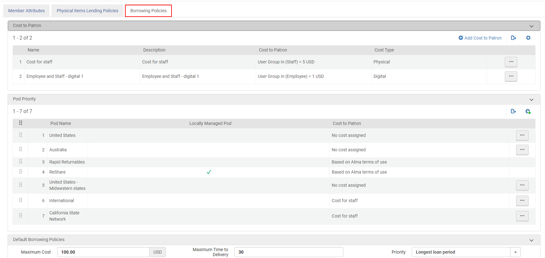 User Interface Settings - Ex Libris Knowledge Center