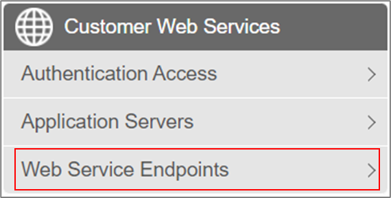web service endpoints