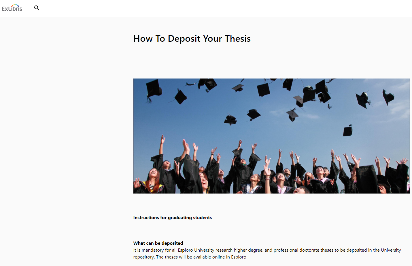 General page ("How to Deposit your Thesis") added to the portal.png