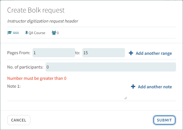A Bolk validation message for creating Bolk requests.