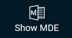 Show MDE menu button.
