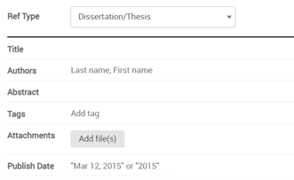 Dissertation/Thesis Reference Type.