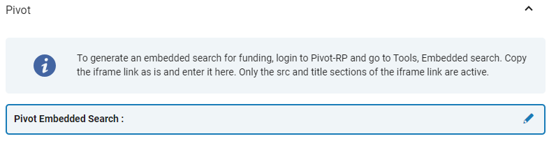 Pivot Embedded Search.