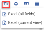 Excelのエクスポート。