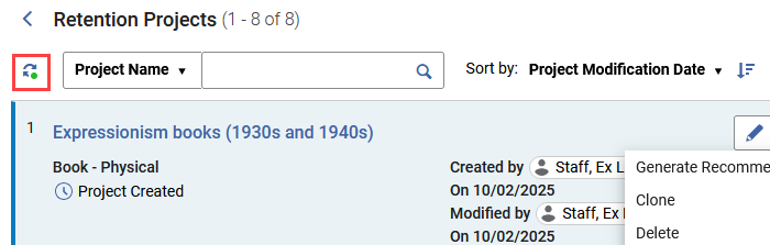 The refresh button.