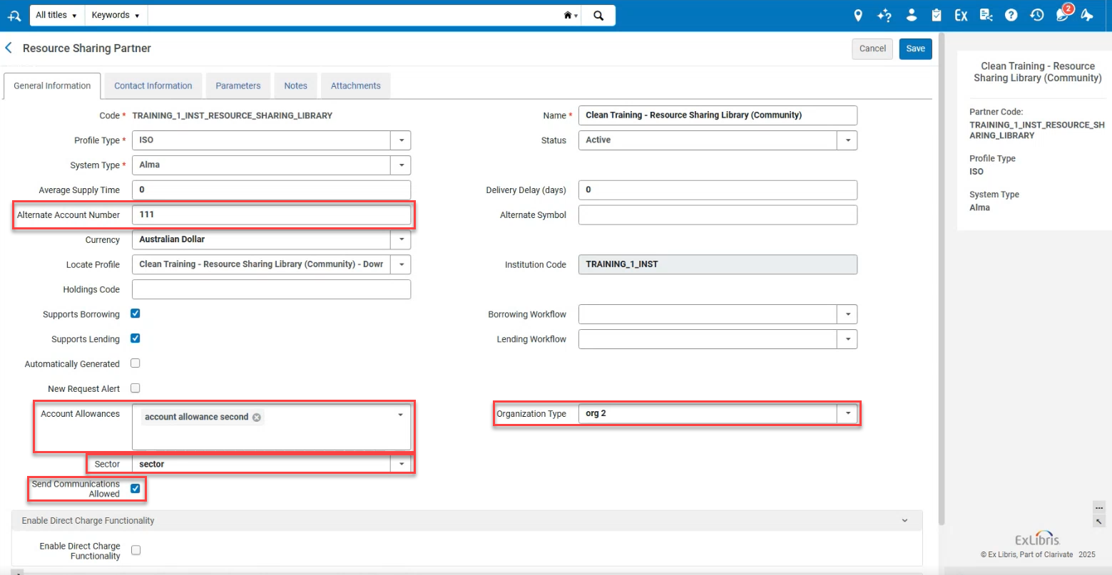 Resource Sharing Partner.