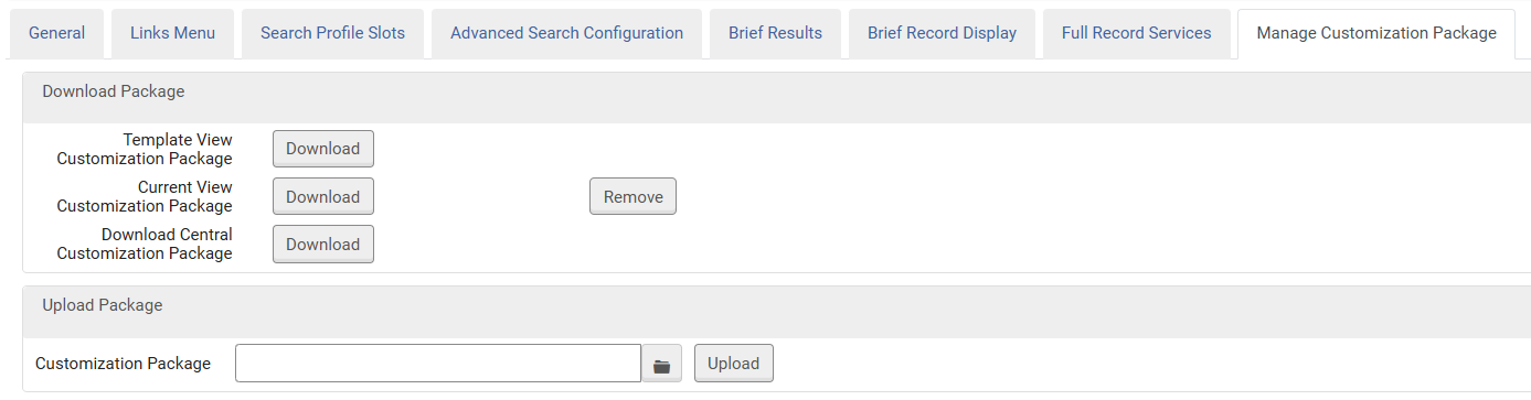 IZ Customization Options.