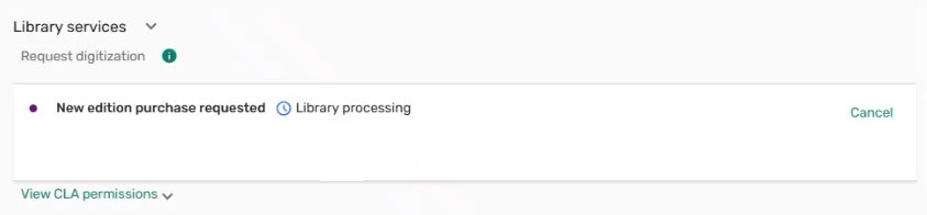 Library services section.