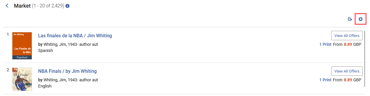 Customization Pop-out screen in Rialto