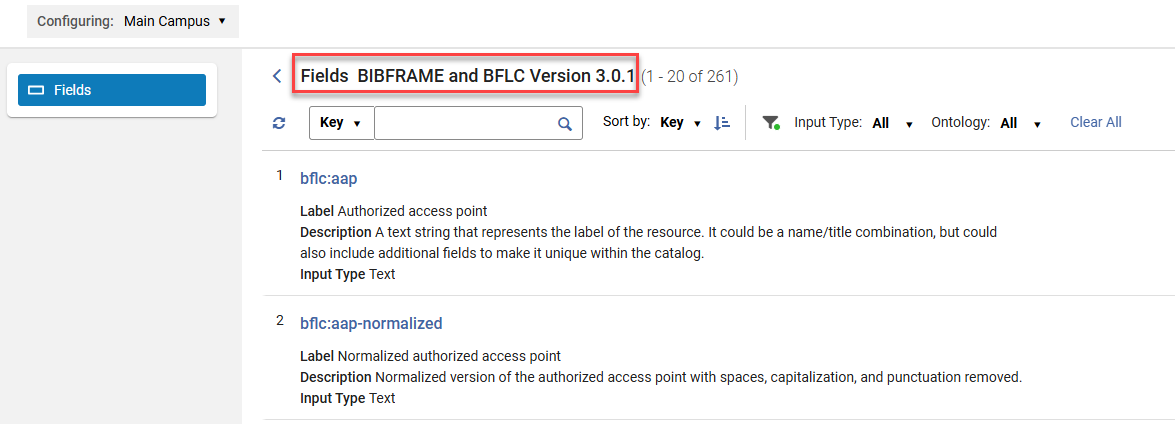 The BIBFRAME ontology version 3.0.