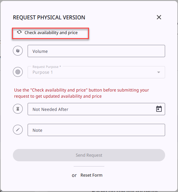 Check availability.
