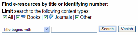 EJP eBooks Consolidated View