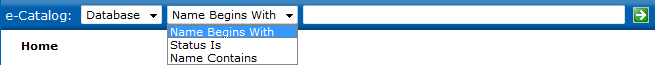 Searching for a database