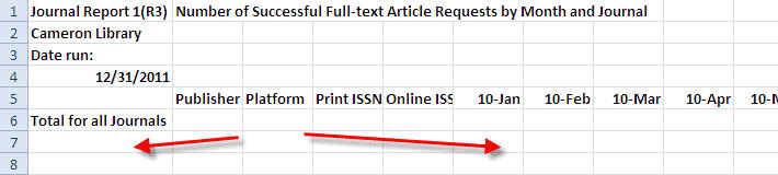 Counter spreadsheet template