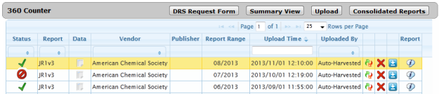 360 Counter DRS Form - Autoharvested Reports