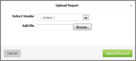 upload report screen