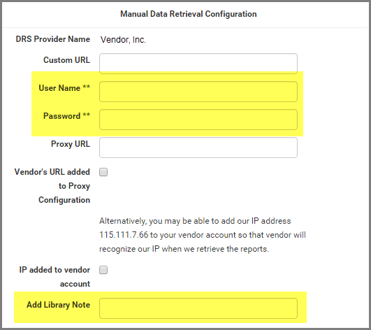 DRS Request Form