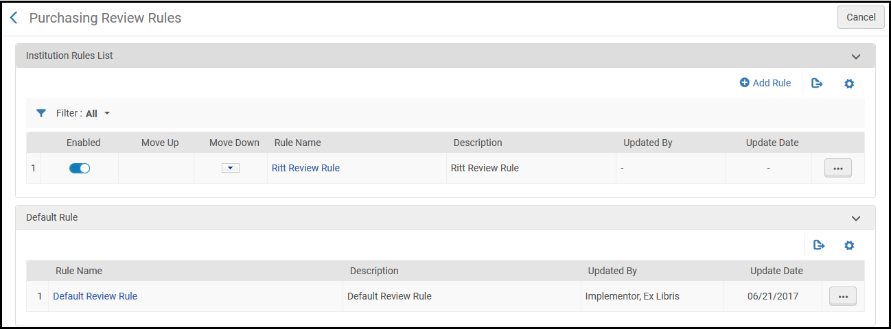 User Interface Settings - Ex Libris Knowledge Center