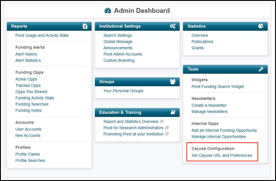 admin_dashboard_with_cayuse_option_highlighted.png