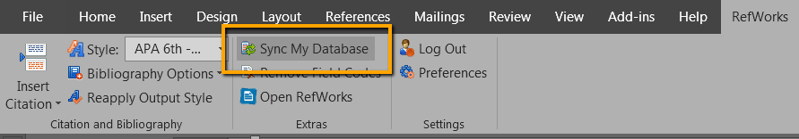 Adding new styles to RefWorks Citation Manager and Write-N-Cite - Ex ...