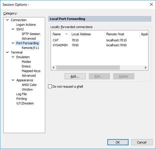 Set Up SSH Port Forwarding in Putty - Ex Libris Knowledge Center